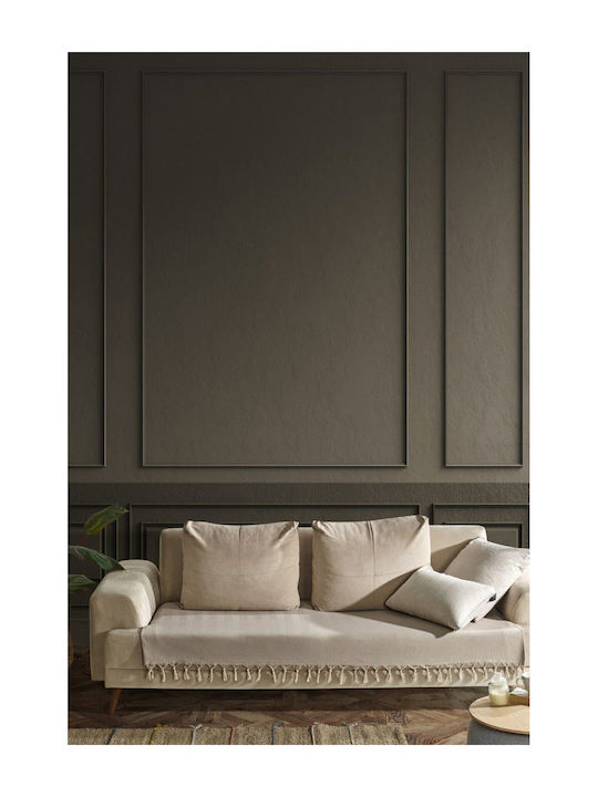 SteweHome Ριχτάρι Πολυθρόνας 115x201εκ. Μπεζ