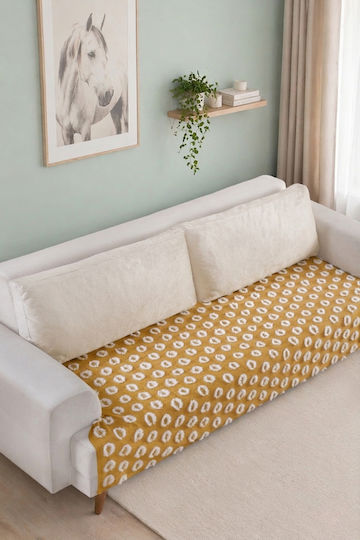 SteweHome Πολυθρόνας Π100xΜ200cm Κίτρινο SteweHome Πολυθρόνας Π100xΜ200cm Κίτρινο