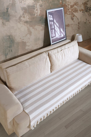 SteweHome Πολυθρόνας Π115xΜ201cm Μπεζ SteweHome Πολυθρόνας Π115xΜ201cm Μπεζ