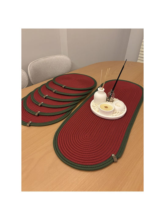 SteweHome Tischsets Korbweide Rote 80x30cm 6 Stück