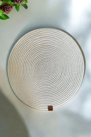 SteweHome Σουπλά Στρογγυλό Ψάθινο Μπεζ 32cm 6τμχ SteweHome Σουπλά Στρογγυλό Ψάθινο Μπεζ 32cm 6τμχ