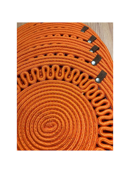 SteweHome Tischsets Korbweide Orange 33x33cm 6 Stück