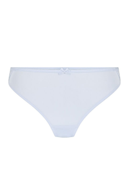 Damen-Zeichenfolge mit Spitze Blau