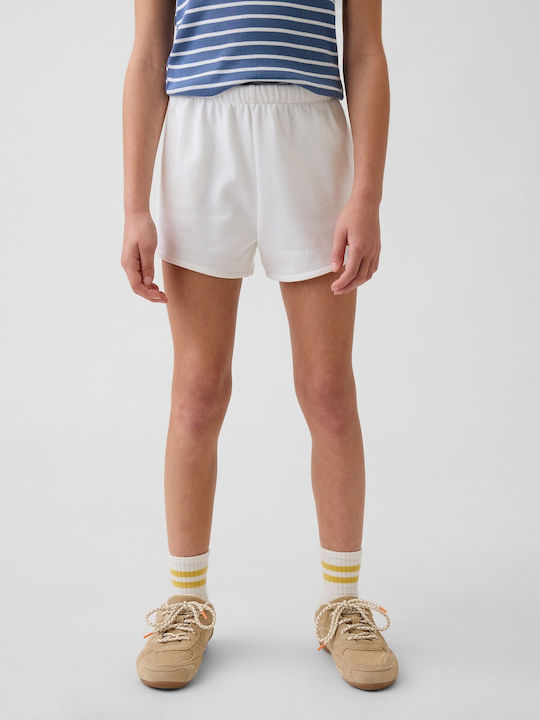 Pantaloni Scurți/Bermude Pentru Copii Din Țesătură Off White