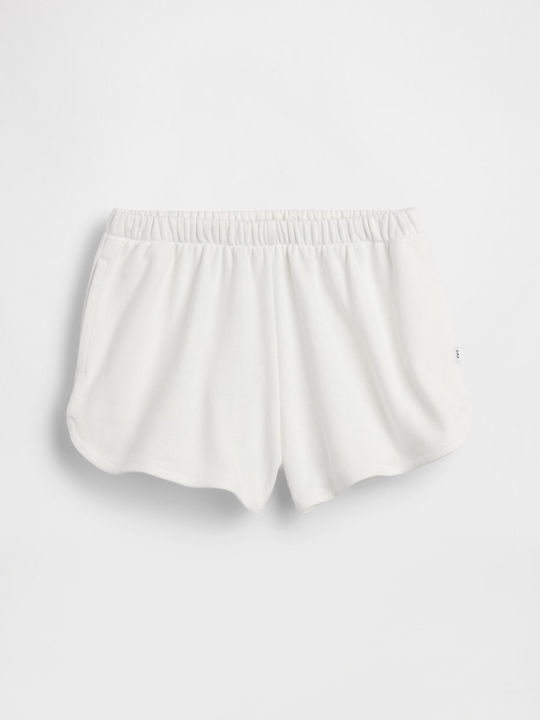 Pantaloni Scurți/Bermude Pentru Copii Din Țesătură Off White
