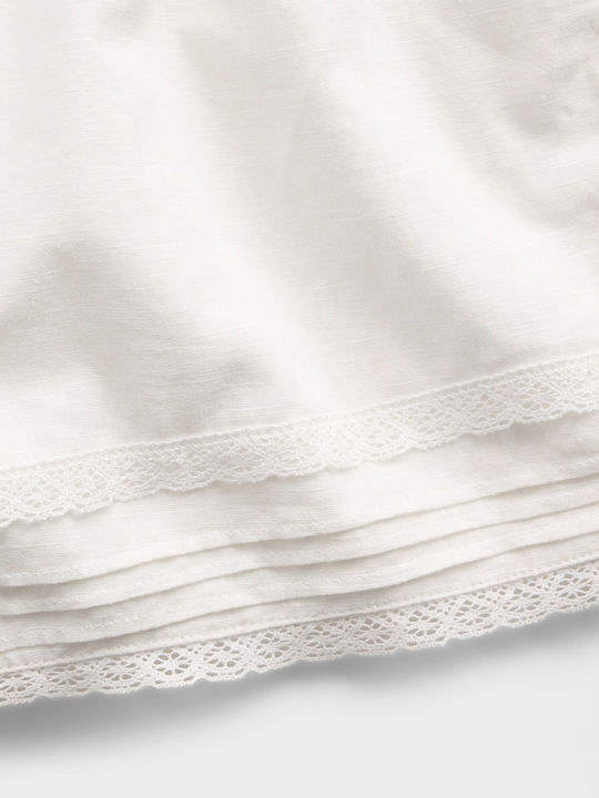 Pantaloni Scurți/Bermude Tesatura Off White Pentru Copii
