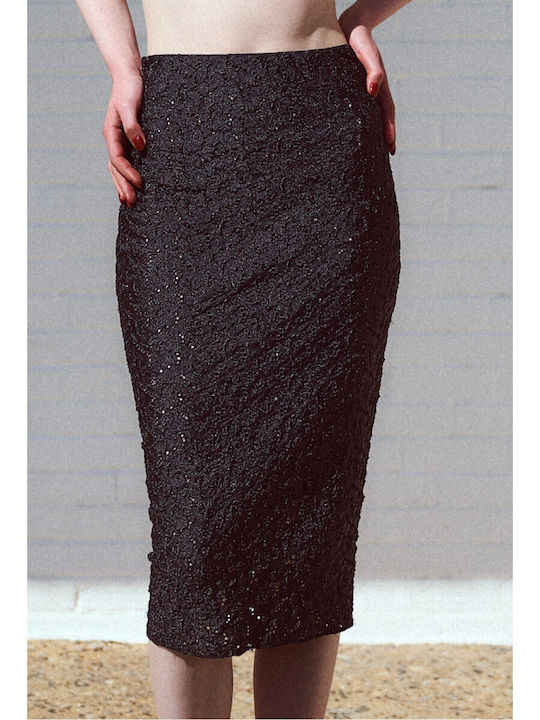 Midi Φούστα Black Pearl