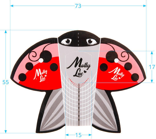 Nail Forms Πασχαλίτσα 500 Τμχ
