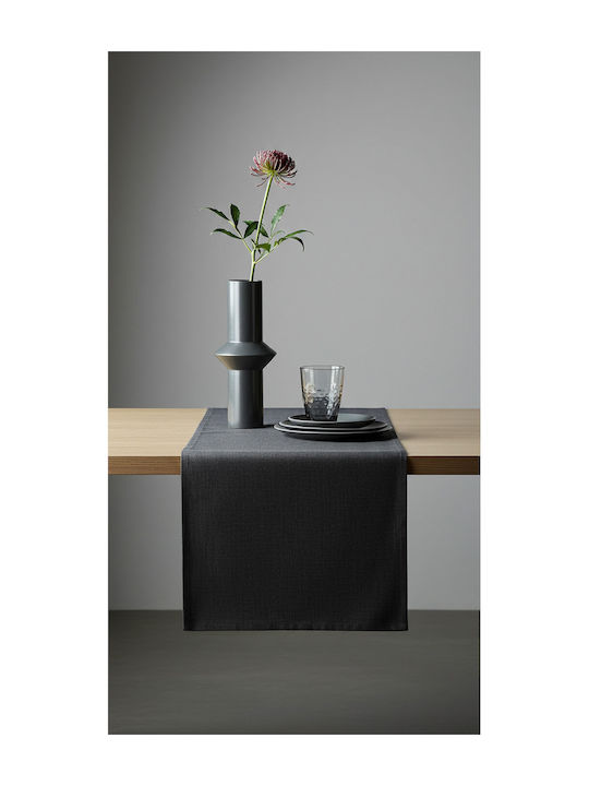 SteweHome Runner Bumbac Negru Alb 50x150 cm