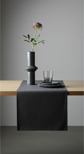 SteweHome Runner Bumbac Negru Alb 50x150 cm