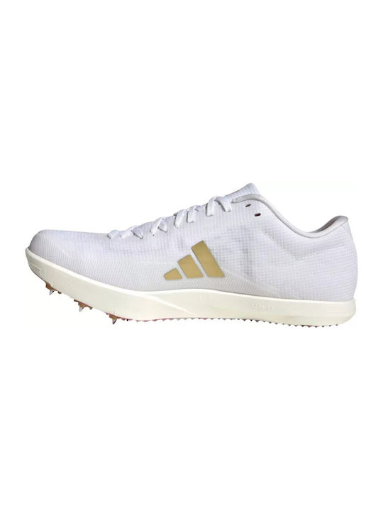 Adizero Long Jump Дамски Спортни Обувки Шпайкове Бели