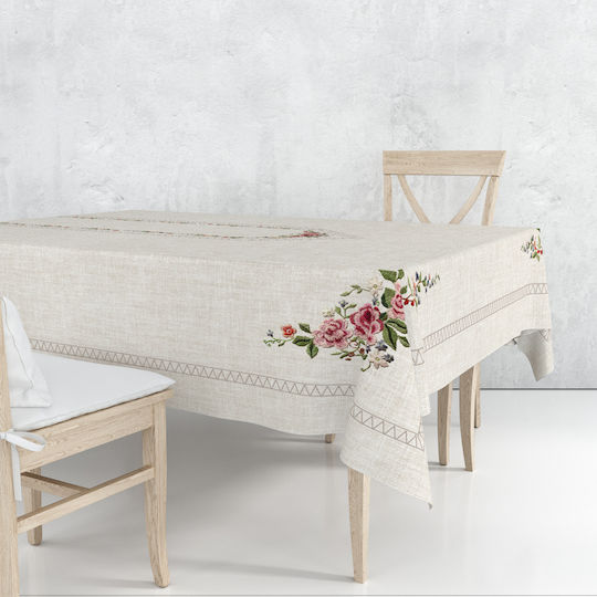 SteweHome Tischtuch mit Stickerei 150x220cm