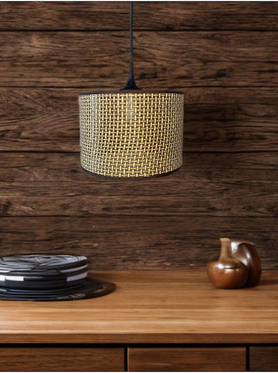 SteweHome Brown Pendant Ceiling Light with E27 Socket 25x70x61cm