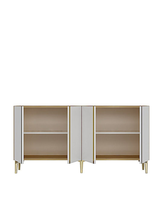 TV-Ständer Gold M150xP32xH75cm