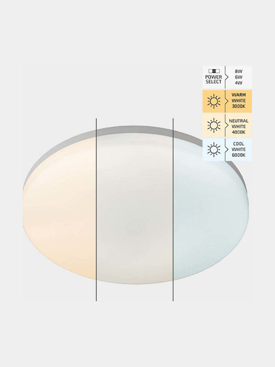 123led Outdoor LED Panel 8W with Warm to Cool White Light