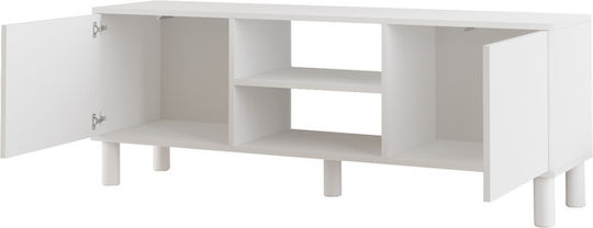 TV-Ständer Weiß M160xP40xH59cm