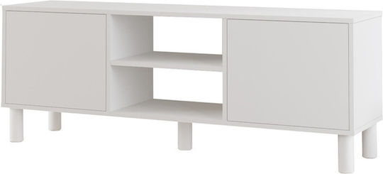 TV-Ständer Weiß M160xP40xH59cm