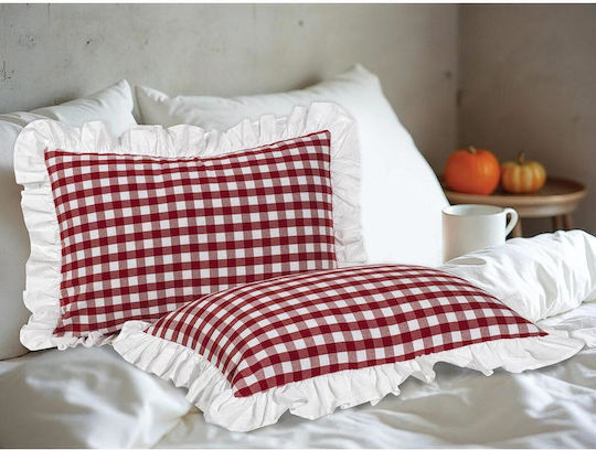 SteweHome Σετ Αδιάβροχες Κόκκινο 50x70cm STE-020915-P20915 SteweHome Σετ Αδιάβροχες Κόκκινο 50x70cm STE-020915-P20915