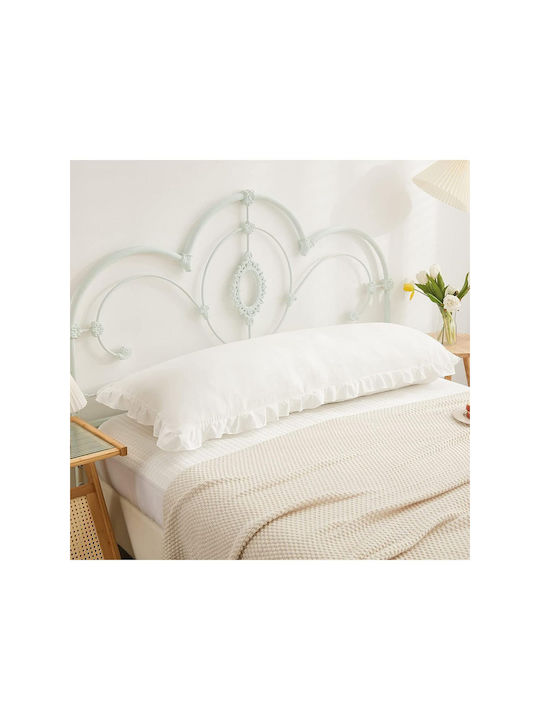 SteweHome Fată De Pernă Albă 50x130cm