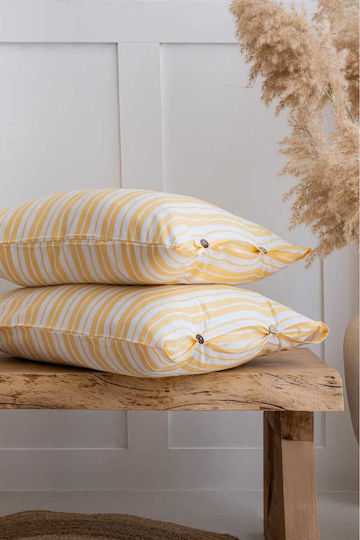 SteweHome Set Yellow Pillowcases 50x70cm