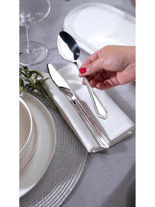SteweHome Set Linguri Alimentare Din Oțel Inoxidabil Argintii 6 Bucăți