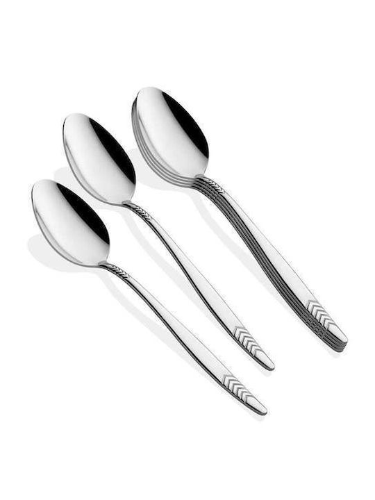 SteweHome Salter Inox Dessert / Eiscreme Löffel Set Silber 6 Stück