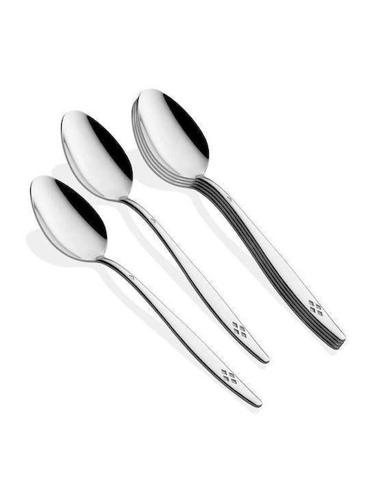 SteweHome Salter Inox Dessert / Eiscreme Löffel Set Silber 6 Stück