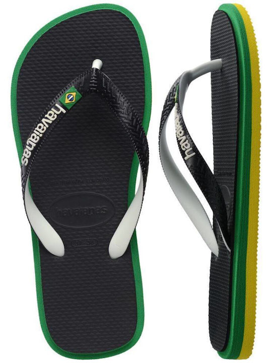 Brasil Men's Flip Flops Black