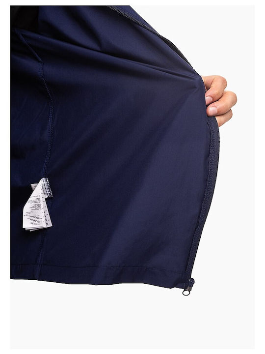 Herren Jacken Winddicht Marineblau