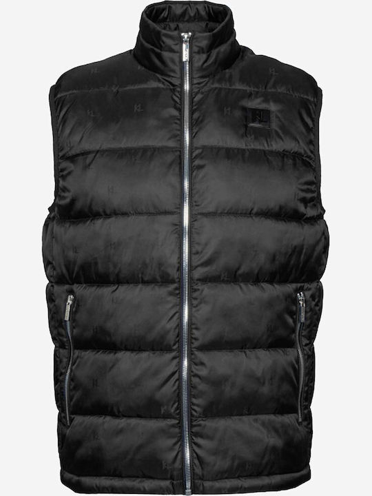 Sleeveless Puffer Jacket Waterproof Black