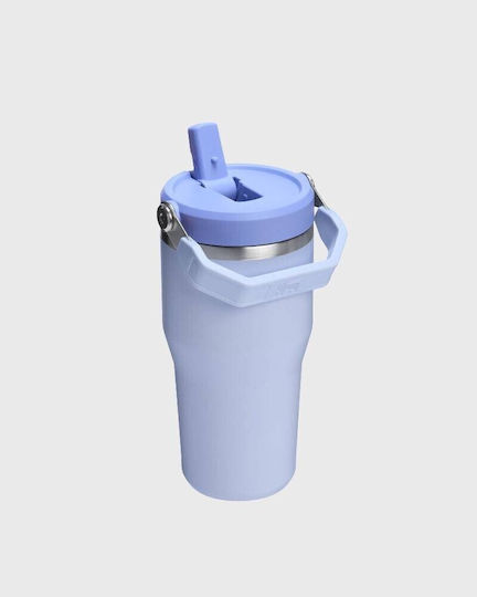Stanley IceFlow Flip Straw 2.0 Ποτήρι Θερμός BPA Free 600ml Sky Tint με Καλαμάκι