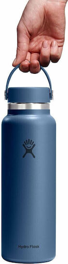 Hydro Flask Wide Flex Cap Μπουκάλι Θερμός 1.18lt Μπλε