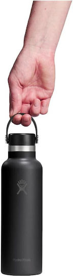 Hydro Flask Standard Flex Cap Thermos Bottle 621ml Harbor Blue