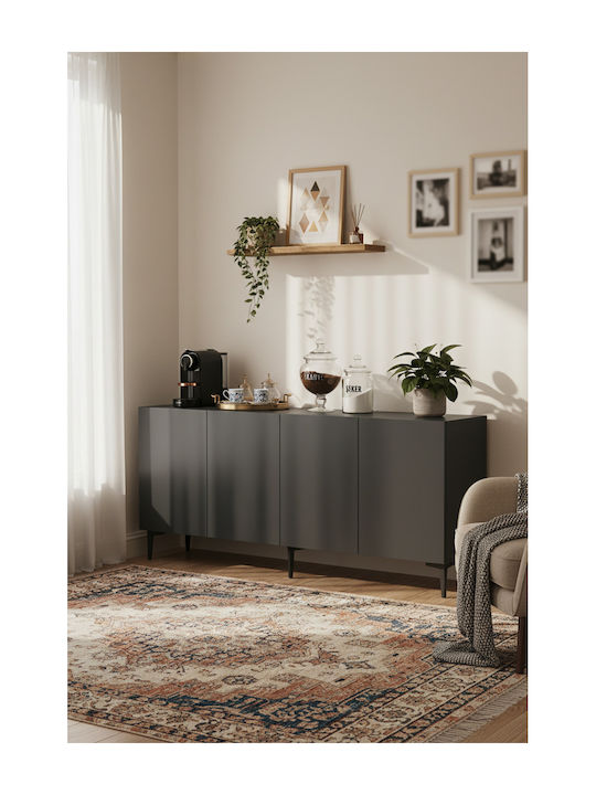 Ντουλάπι Δαπέδου Καφέ 180x32x75εκ.