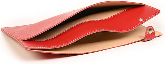 Dosar Din Piele A4 Roșu Cu Buzunar 23x32 15red02 1502-06