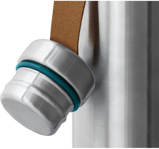 Black+Blum Stainless Steel / Plastic Thermos Bottle 500ml Silver