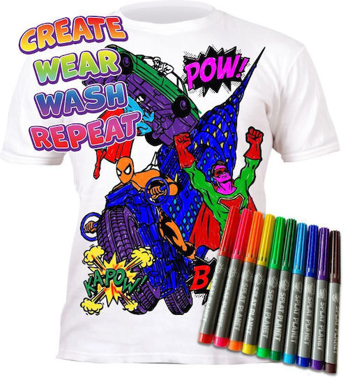 Splat Planet Ζωγραφική T-shirt