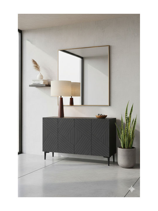 Sideboard Holz Braune 120x32x75cm