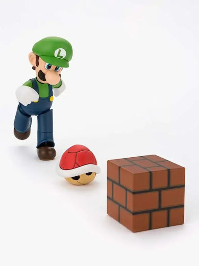 Tamashi Nations Super Mario Super Mario S.h. Figuarts Luigi Action Figure in 1:12 Scale