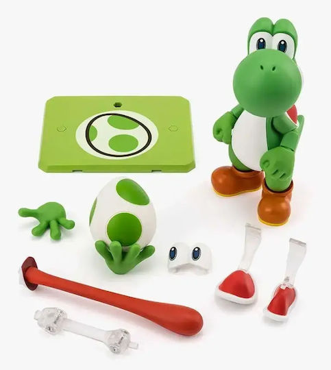 Tamashi Nations Super Mario Super Mario S.h. Figuarts Yoshi Action Figure in 1:12 Scale