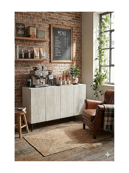 SteweHome Sideboard Holz Mehrfarbig 120x32x75cm