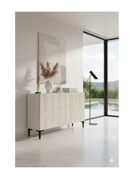 SteweHome Sideboard Holz Mehrfarbig 120x32x75cm