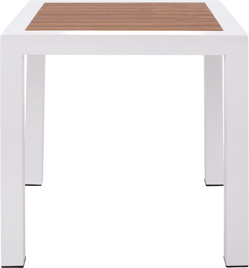 Table 45x45x45 White/Walnut