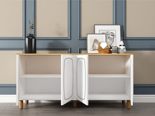 Μπουφές Ξύλινος Πολύχρωμος 150x36x73cm