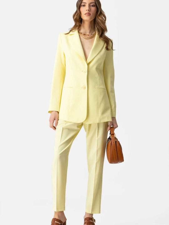 Chrisper Chrisper Damen Blazer Gelb