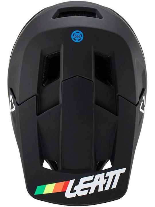 Leatt Full Face Κράνος Ποδηλάτου Βουνού Μαύρο Leatt Full Face Κράνος Ποδηλάτου Βουνού Μαύρο