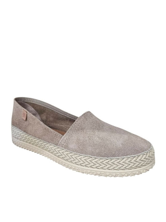 Damen Espadrilles in Grauer Farbe 025-11205-GRAU