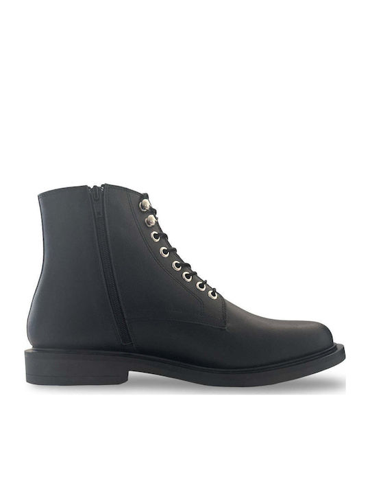 Schwarze Herrenstiefel Jules Black Microfiber 45