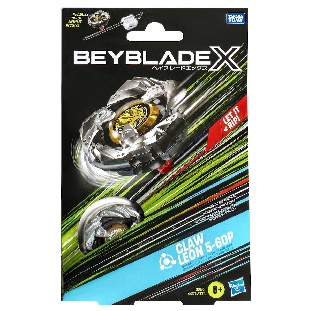Hasbro Beyblade X Claw Leon 5-60p Pachet de Start Roundabout