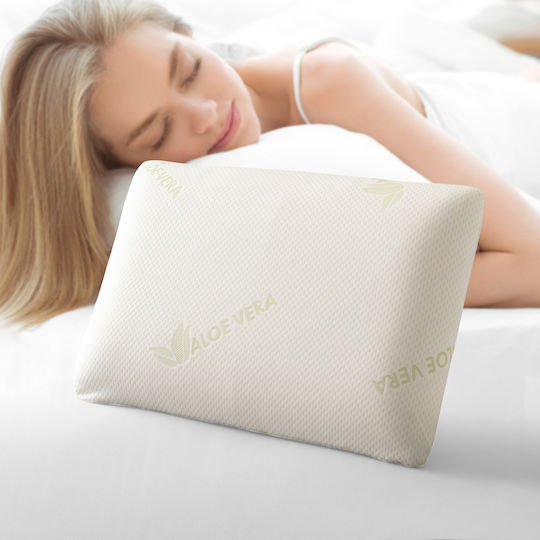 SteweHome Aloe Vera Bed Pillow Memory Foam 50x70cm 4 Pieces